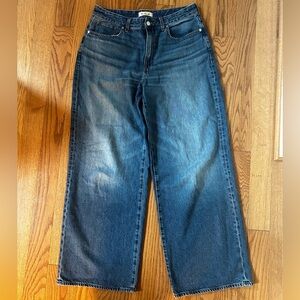 LIKE NEW Madewell Curvy Super Wideleg Jean